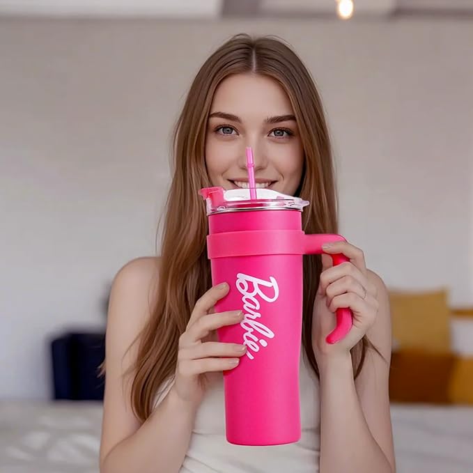 Stanley × Barbie Collection – 1600 mL Steel Cup with Straw (Original) Stanley × Barbie Collection – 1600 mL Steel Cup with Straw (Original)